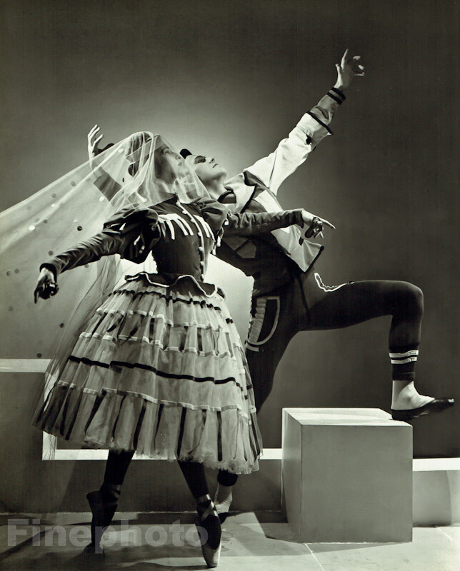 1937 Vintage NYC Ballet GEORGE PLATT LYNES Dancers SHOW PIECE