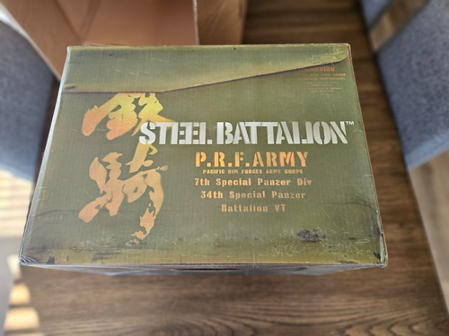 Steel Battalion Controller & 1st 2 Game Set Xbox (blue buttons) + OG case&extra