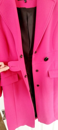 Stunning Principles Ben De Lisi Ladies Coat Size 12. Bright Cerise. Christmas! - Picture 2 of 6