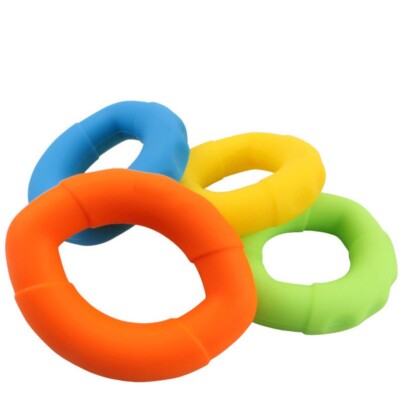 Hand Finger Gripper Exerciser Ring Stress Therapy Relief Squeeze Training