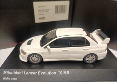 Kyosho 1/43 Mitsubishi Lancer Evo IX MR White | eBay