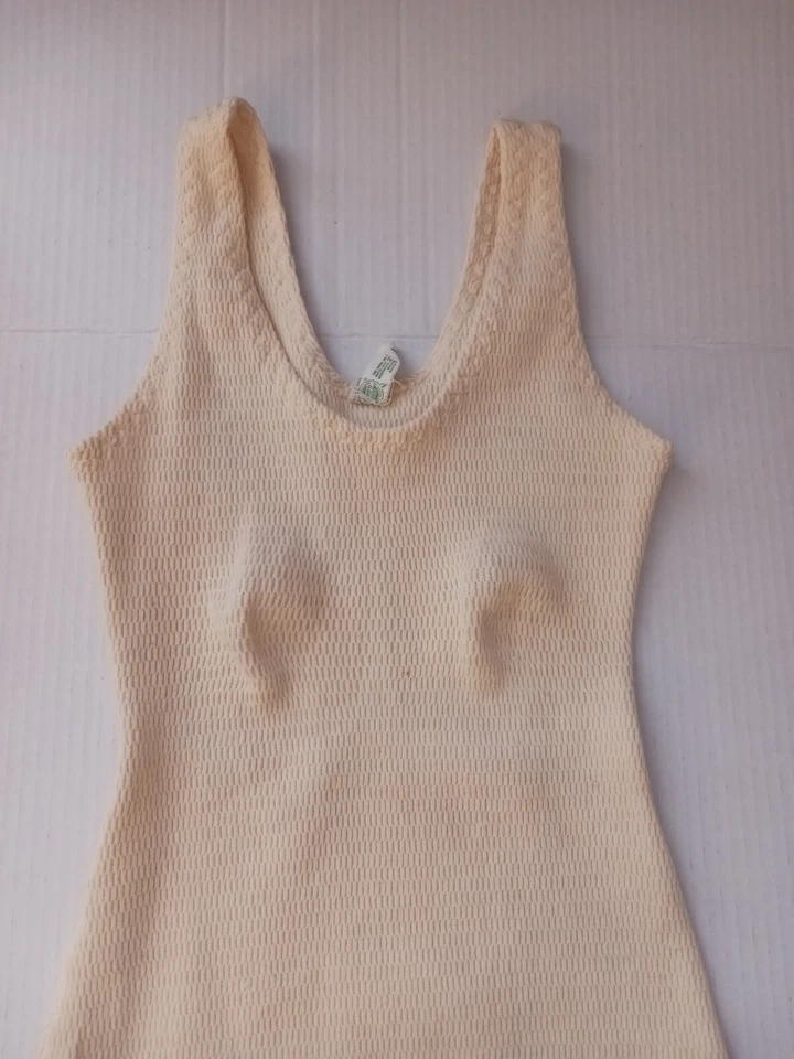 ¡VERDADERAMENTE RARO! Body ropa interior años 60. EE. UU., Union Made Sin Agujeros Foto 2 de 4