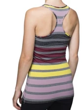 LULULEMON RACERBACK TANK CRB IN triplet twin stripe mauvelous heathered slate 8