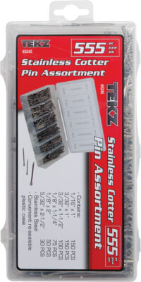 Titan 45245 Stainless Cotter Pin Assortment, 555 Pieces | eBay