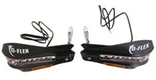 Tusk Mx D-Flex Black Hand Guards W/Led Turn Signals