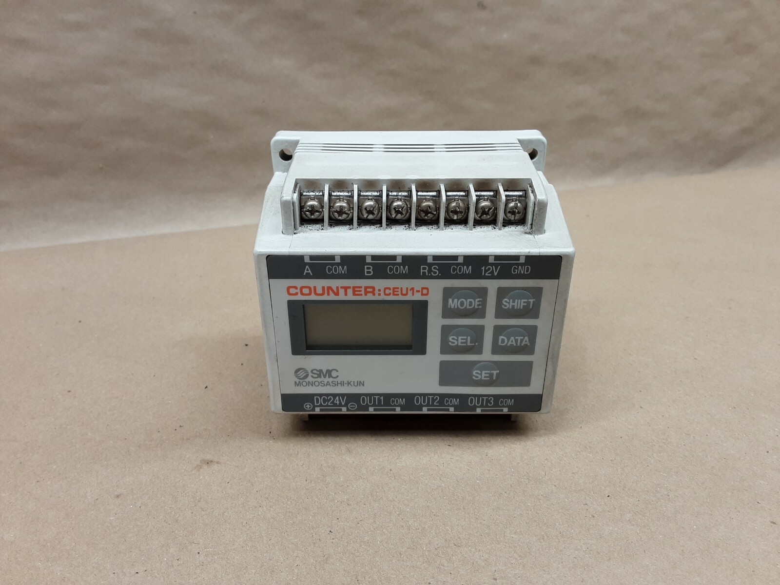 Smc CEU1-D 3-point Preset Counter Module #1008F25*AD