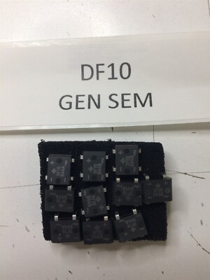 DF10 GENERAL SEMI DIODE RECTIFIFIER BRIDGE SINGLE 1A 4-PIN 6 PIECES