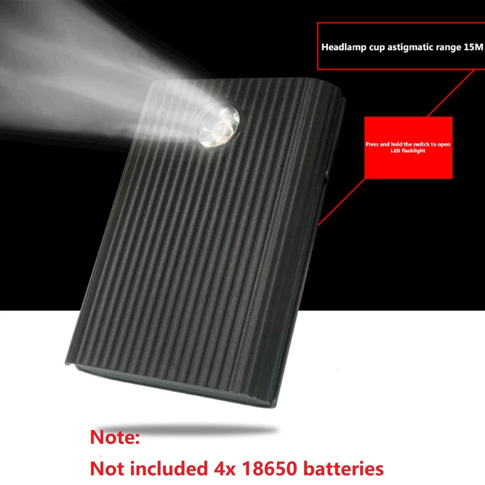 Power Bank Case Kit 4x18650 Battery Charger DIY Box 2x USB For Mobile Phone