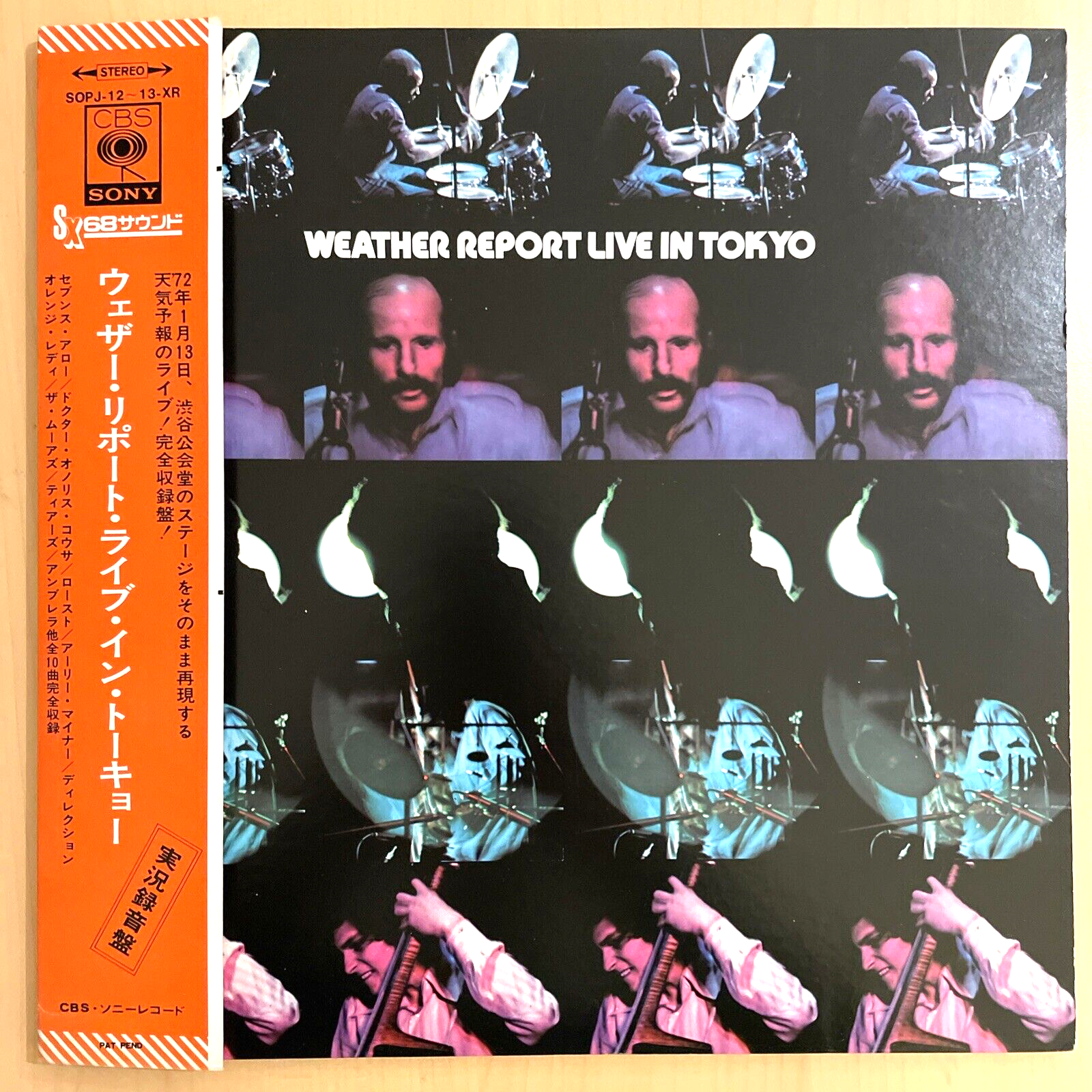 WEATHER REPORT 'Live In Tokyo' 1973 Japanese Double Vinyl LP Obi Insert Ex/Ex