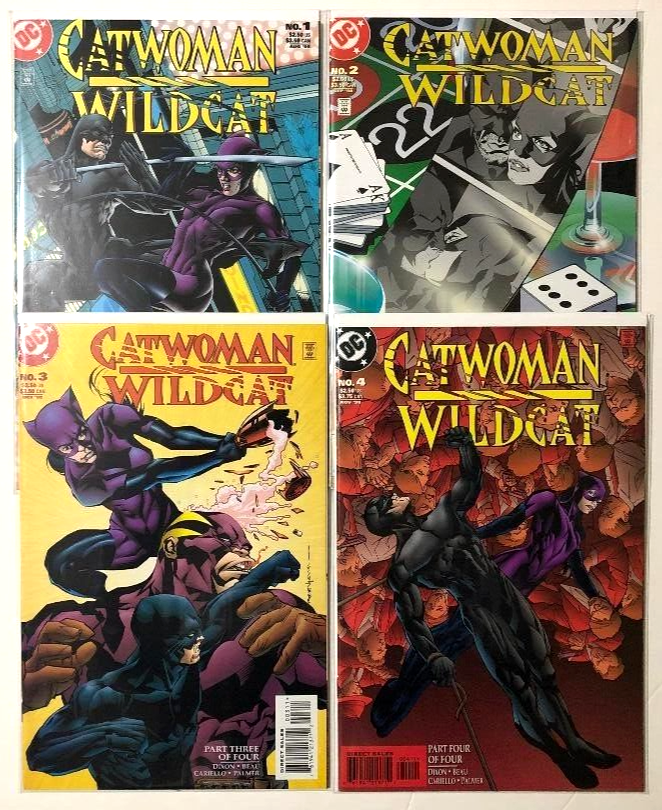 CATWOMAN WILDCAT (1998) #1-4 COMPLETE SET LOT FULL RUN DC
