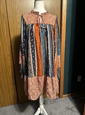 Bohemian Printed Style Free Flowing Dress