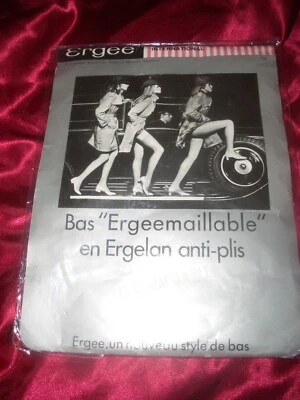 Vintage ERGEE Nylons Feinstrümpfe Damenstrümpfe Gr. 4 / 10 maya Strapsstrümpfe - Bild 1 von 2