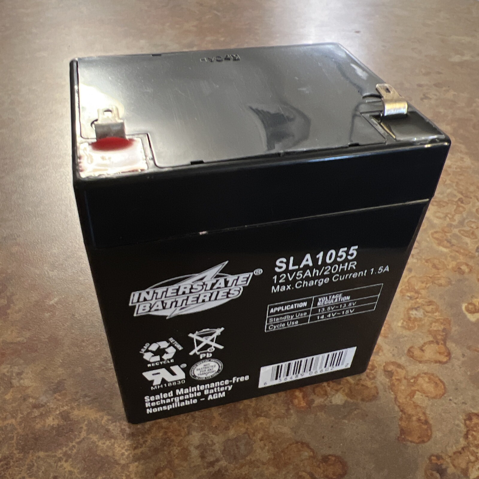 Interstate Batteries Power Patrol 12V 5Ah Battery (SLA1055) Sealed Lead Acid ...-image