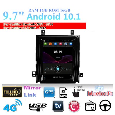 9.7'' Android 10.1 1+16GB Car Stereo Radio GPS WIFI 3G 4G For Cadillac SLS 07-12