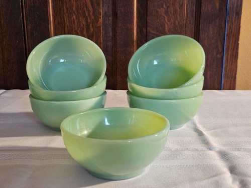 Fire Fing Jade-ite bowls set of 7