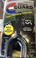 Pack of 10 E Guard Mouth Piece Choice of Color: Black/Silver, pink/white, Others