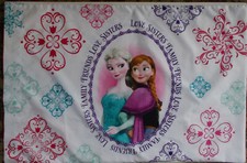 Disney FROZEN ANNA  ELSA Friends Love Sisters Family Microfiber Pillowcase