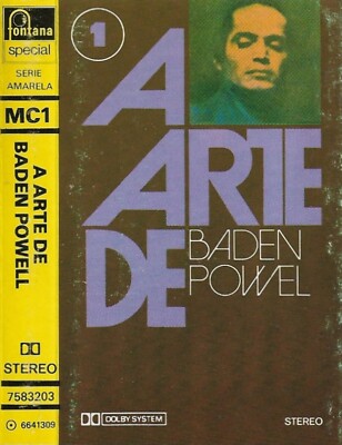 Baden Powell A Arte De Baden Powell CASSETTE ONE ALBUM LATIN Samba, Bossa guitar