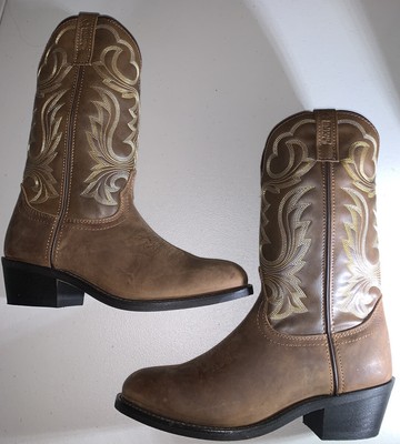 size 12 wide mens cowboy boots
