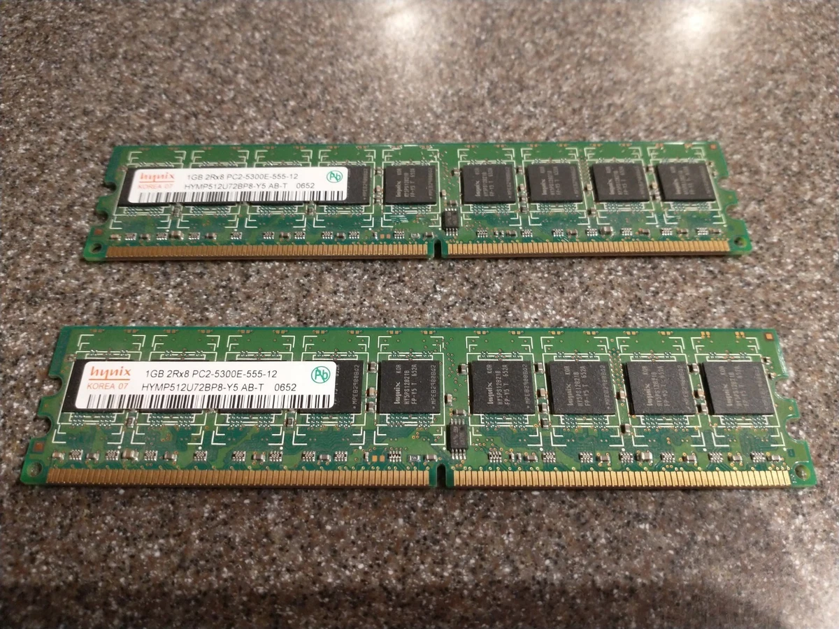 Hynix PC2-5300 DDR2-667 1 GB Network Server Memory (RAM) for sale