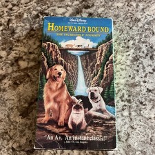Homeward Bound The Incredible Journey VHS Walt Disney