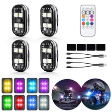 4-LED Cordless LED Strobe Lights with Remote ...