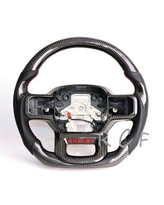 Real Carbon Fiber Steering Wheel Fits For Ford F150 XL XTL Raptor 21-24 w/Heated