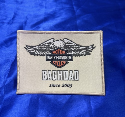 harley davidson BAGHDAD Since 2003 Cloth Patch, Theatre Made