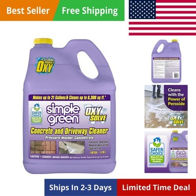 Oxy Solve Concrete and Driveway Pressure Washer Cleaner, Purple, Unscented, 1...