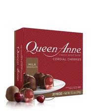 Queen Anne Milk Chocolate Covered Cordial Cherries Candy-20 Pieces-13.2oz/374g