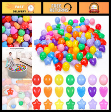 100/200/500 Pack of Soft Plastic Ball Pit Balls - Non-Toxic, BPA-Free, Crush-Pro