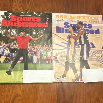 Sports Illustrated Magazines Lot - Tiger Woods, Steph Curry