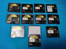 Lot of 11 Used Maxwell Gold MD 74 MiniDiscs WITH CASES