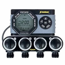 Melnor HydroLogic Digital 4 Zone Programmable Water Timer and Controller 53280
