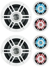  2 Infinity KAPPA 1010M 10" 900w Marine Subwoofers w/ RGB Lighting 2 or 4 Ohm