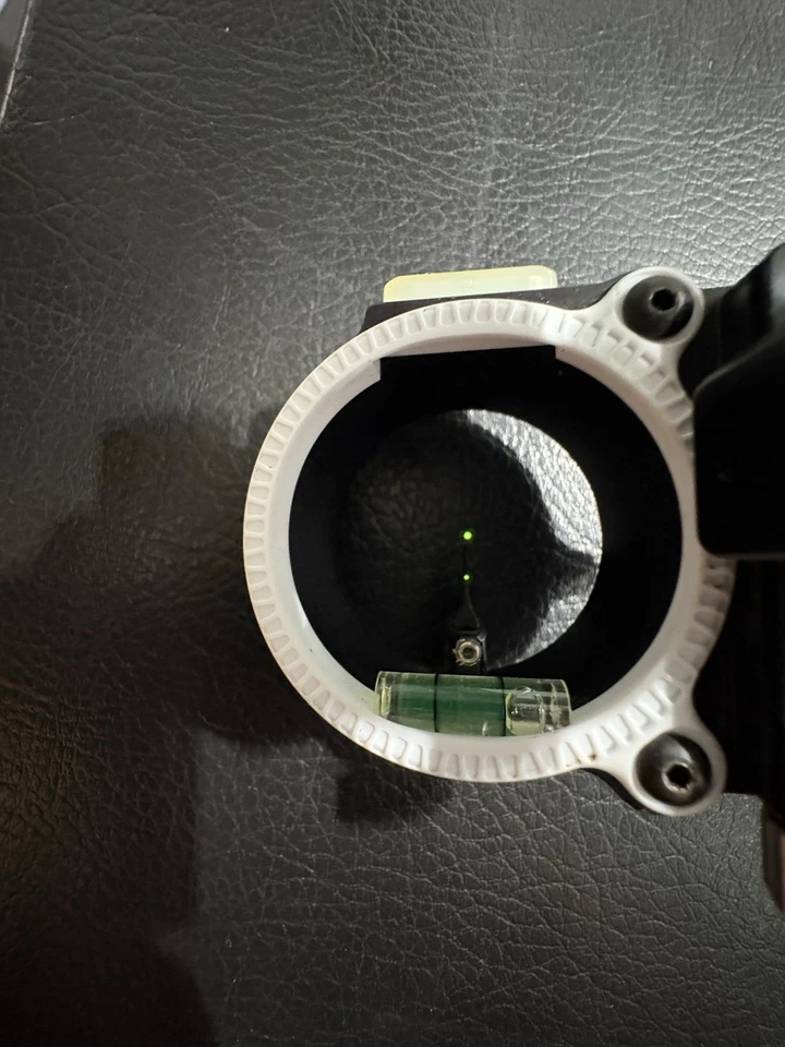 Mira de arco personalizada para diestros de doble traza dorada negra Foto 4 de 4