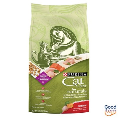 Purina Cat Chow Naturals Original Chicken Flavor Dry Cat Food - 6.3lbs