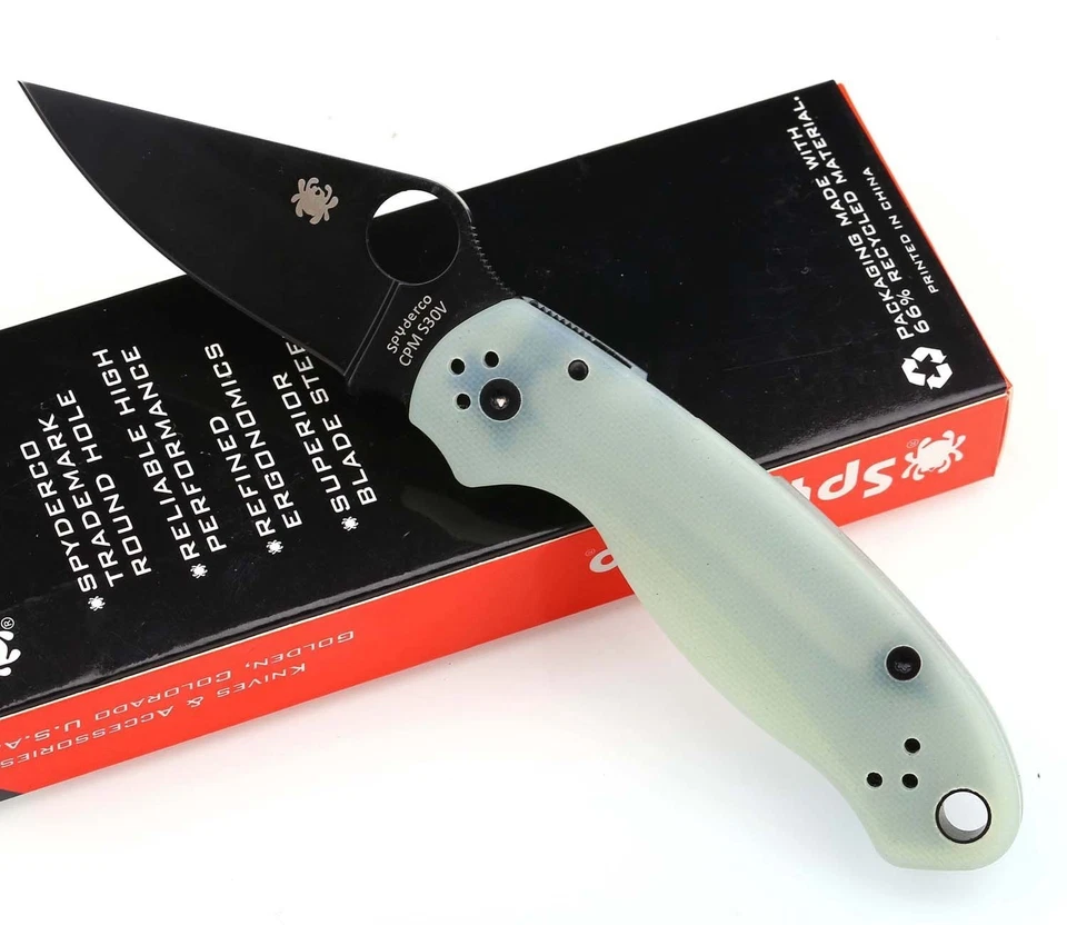 Cuchillo C223 Noctilucent Bloqueo Bolsillo Trasero Plegable Exterior Edc con Clip Cuchillos Nuevo Foto 3 de 4
