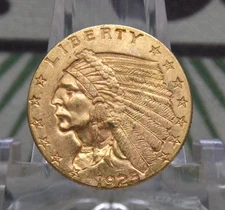 1925 "D" $2.5 Indian Head GOLD Quarter Eagle 2 1/2 #EC3 ECC&C, Inc.