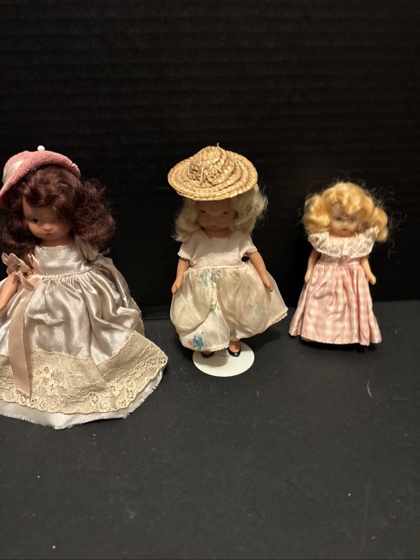 Nancy Ann storybook dolls, vintage, set of 3