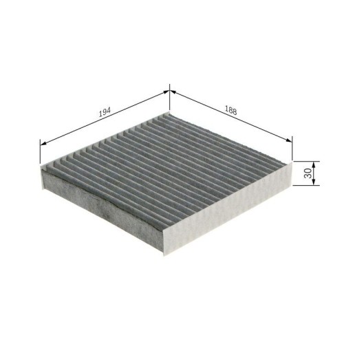 Filter Innenraumluft Bosch 1987435589 FüR Alfa Romeo Fiat Lancia-image