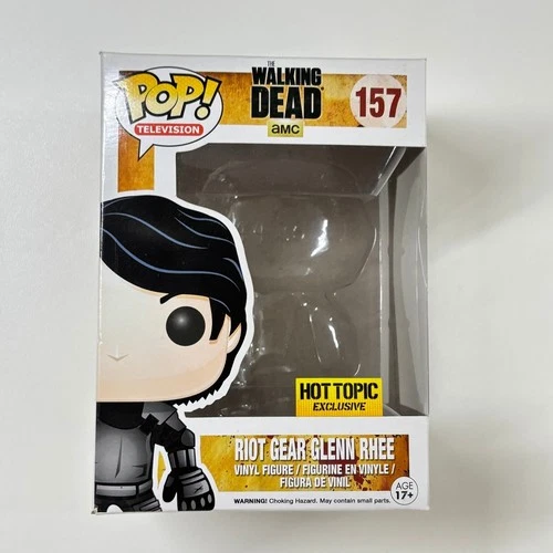 Funko Pop! The Walking Dead Riot Gear Glenn Rhee #157 EMPTY BOX ONLY NO FIGURE