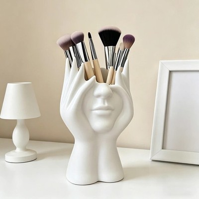 1PC Creative Human Body Art Pen Holder Multifunctional Desk Storage Box M