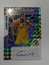 2021-22 Panini Mosaic - Autographs Mosaic Rudy Gobert #AM-RGG (AU)