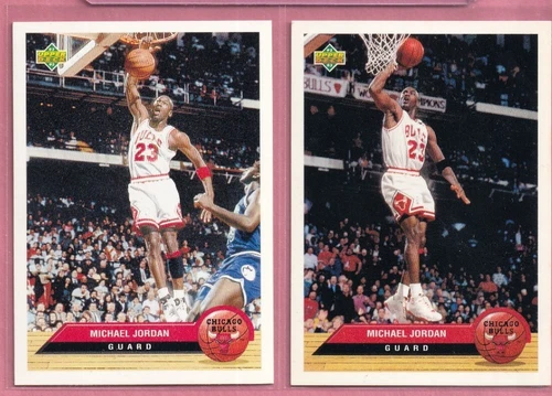 (2) Michael Jordan *1992-1993 McDonald's *Upper Deck #CH4 & #P5