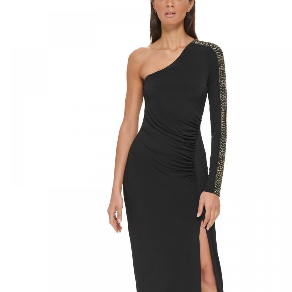 black.maxi dress Black Cotton Maxi Summer2026 Color:Jade Alex Evenings Mother of