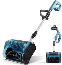 Electric Snow Shovel Tool, Makita 18V Compatible 12" Cordless Blower 23FT Throw