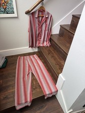 Vintage 1960s Striped Pajama Set Men s Medium