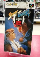 CAPCOM SFC Soft Street Fighter Zero2 Used