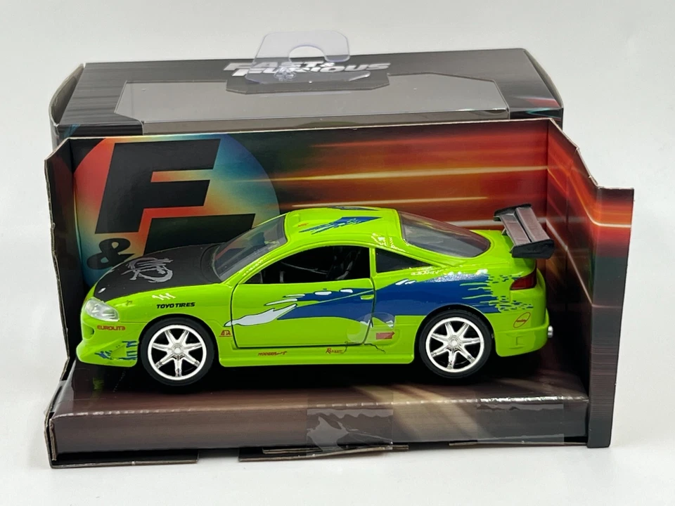 Fast And Furious Mitsubishi Eclipse Brian's 1/32 Jada 97609 Scatola... - Immagine 2 di 2